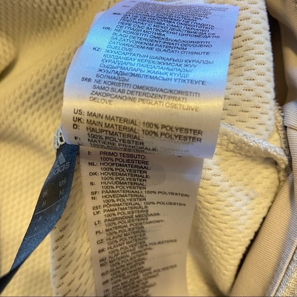 Adidas Pullover Hoodie Sweatshirt Gray Men's Size Medium - Picture 6 of 6